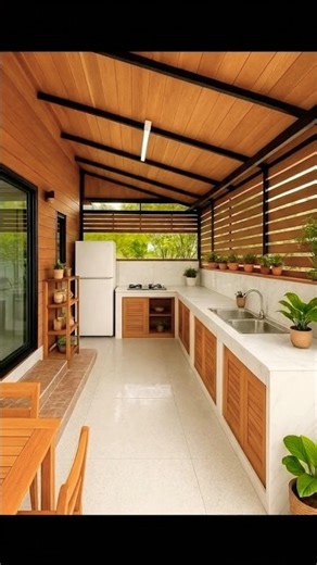 Satisfying Rustic Kitchen Build 🔨 (Time-lapse)