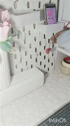 DIY Peg Board Organizer | Easy Cardboard Organizer for Desk