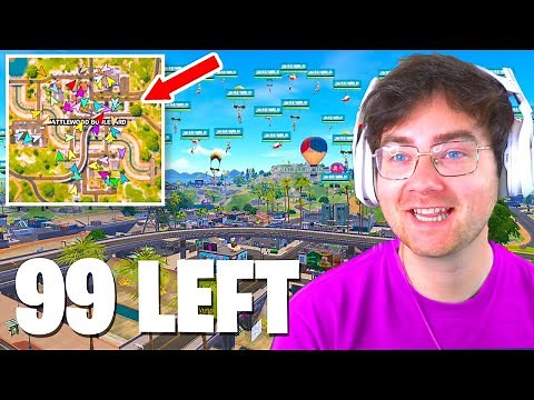 100 Players vs BATTLEWOOD BOULEVARD in Fortnite Chapter 7!