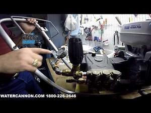 Where and what is the Pressure test gauge go / do ?