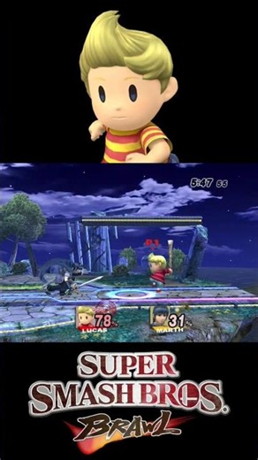 Lucas finishes off Marth #shorts #ssbb #smashbros