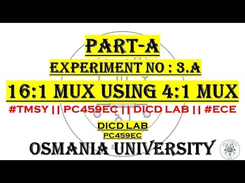 16:1 Multiplexer Using 4:1 Mux in Hierarchical Structural Verilog | Digital Design | #dsdv