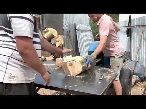 Beast Log Splitter vs Giant Hardwood Logs (No Chainsaw)
