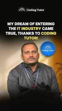 Coding Tutor My Journey - Azeem Shaik #codingtutor #education #itjobs