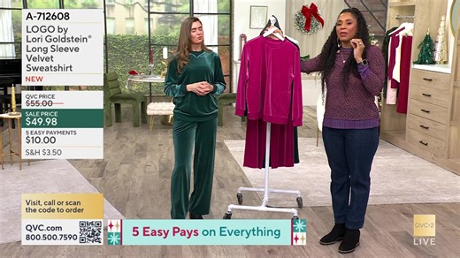 You are watching LOGO by Lori Goldstein(R) on QVC2®. Shop the show, here: https://qvc.co/shopqvc2december2025 | QVC Live