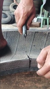 tire cutting process. #youtubeshorts