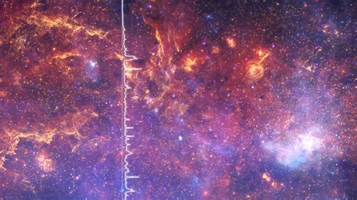 What scientists heard when they converted space into sound