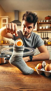 1.2M views · 10K reactions | Egg Spinning in a Sock – Is the Golden Egg Real? #GoldenEggHack #EggSpinningExperiment #ViralHack #CreativeDIY #SurprisingResults #EggHacks #FunExperiments #DIYProjects #ScienceFun #reelsvideo | That Rice Guys | Facebook