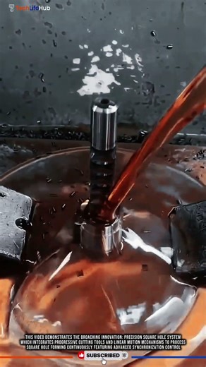 Broaching Innovation: Precision Square Hole System #tech