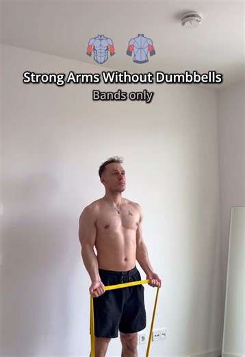 Build Strong Arms at Home with Resistance Bands