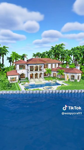 Beautiful Intercoastal Florida Home Build in Minecraft