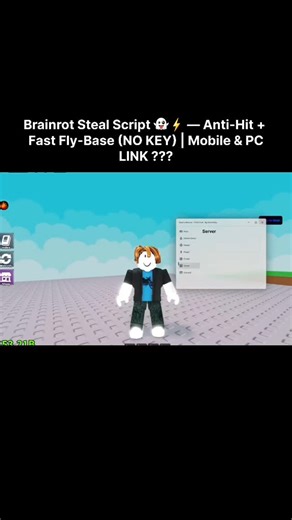 growex.site on Instagram: "Brainrot Steal Script 👻⚡ Anti-Hit + Fast Fly-Base (NO KEY)#robloxgames #script #robloxfyp #stealabrainrot"
