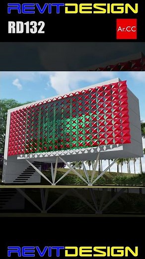 Revit Parametric Dynamic Panel #Shorts
