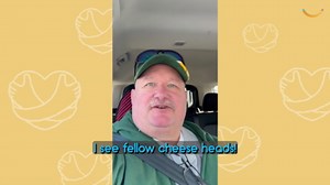 Sweet Dad Surprised With Ticket To First-Ever Green Bay Packers Game | Happily TV