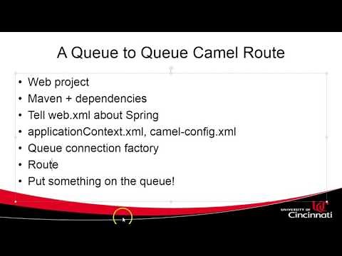 Create a simple queue to queue Apache Camel route