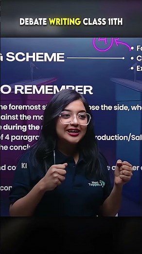 Debate Writing Tips🔥#Shorts #DebateWritingClass11 #MagnoliaMam #NextToppersScience