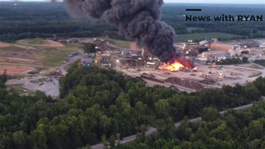 Details are limited: Authorities have responded to a fire at the landfill at Gerdau Jackson Steel Mill on 801 Ameristeel Road. Credit: Megan Tyson News with RYAN | Ryan Brooks TV