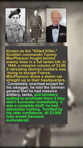 The Kilted Killer Who Tricked 23,000 Nazis