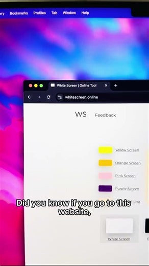 🖥️ Whitescreen.online gives you a full-screen white display instantly, perfect for lighting testing