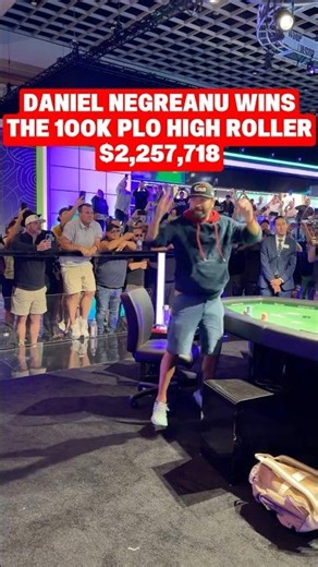 Daniel Negreanu Wins Bracelet #8!