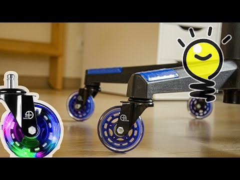 Rubber wheels that make the difference! (office chair)