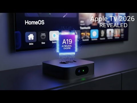 Apple TV 2026 REVEALED: Built-in Camera, A19 AI Chip & HomeOS Leaks!