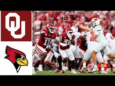 #18 Oklahoma vs Illinois State Highlights | FBS Week 1 | 2025 College Football