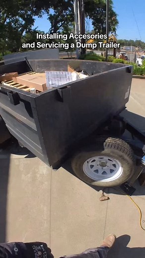 Doing Some Upgrade work and Repairs on a Dump Trailer | Allred Trailer Service