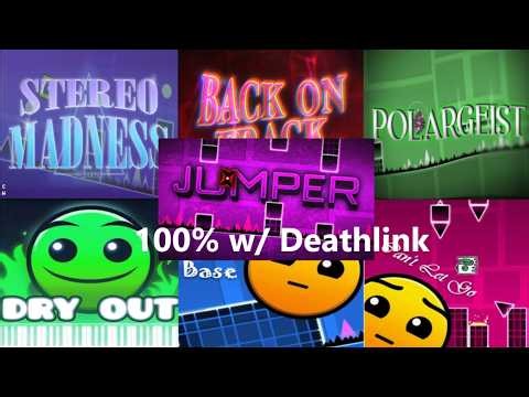 Stereo Madness-Jumper 100% Deathlink w/ ‪@GalaxyMexico‬ & ‪@Squarespoon2‬