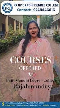 Future Degree Courses After Intermediate | Rajiv Gandhi Degree College Rajahmundry