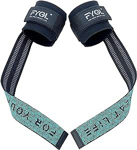 Lifting-Wrist-Straps-for-Weight-Lifting with Neoprene Padded Wrist-Wraps and Dual-Sided Grip Options