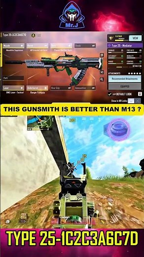 Mid-range fights are EASY now 🔥⚡ | BEST TYPE 25 GUNSMITH CODM BR 🔥