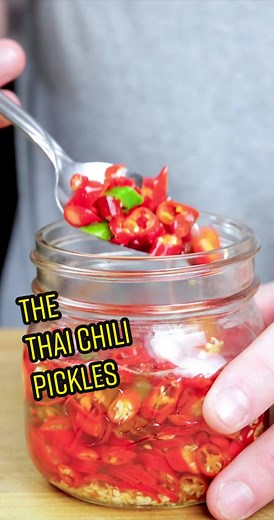 Pickled Thai Chili Recipe: Nam Som Prik Dong