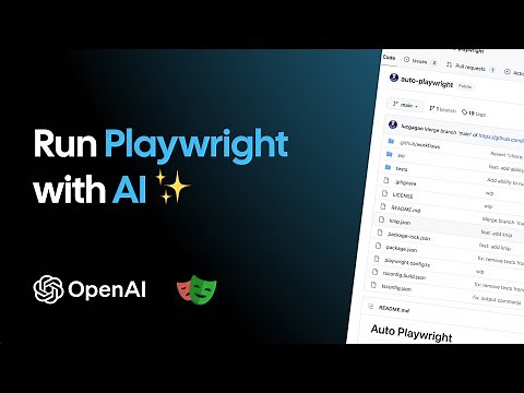 Write Playwright tests with AI prompts ✨