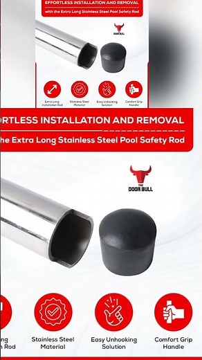 30" Pool Safety Cover Tool: Heavy Duty Installation Rod & Anchor Hex Key Combo (Easy DIY Guide)