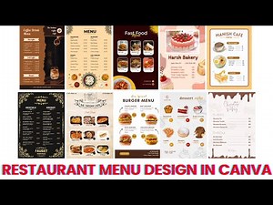 "Learn How to Create Stunning Menu Designs in Canva - The Ultimate Guide"