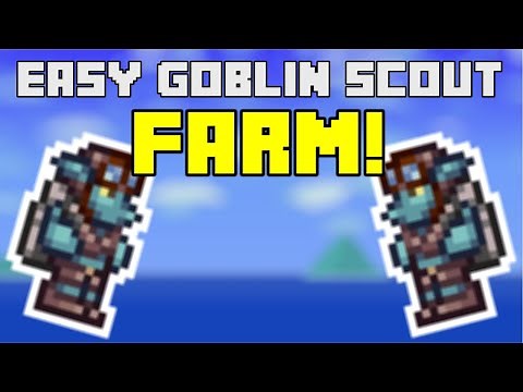 Easy Goblin Scout Farm! Terraria 1.4 Guide!