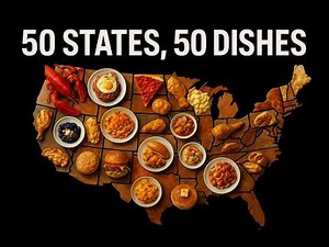 American Food Video by State | What Each U.S. State Is Famous For (All 50 States)