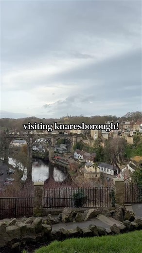 visiting knaresborough! #viaduct #castle #uk #travel #explore #river #abroad