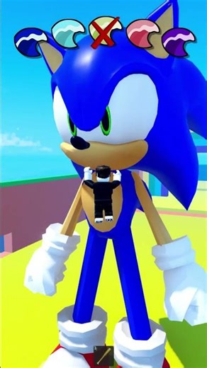 Sonic VS TSUNAMI 🌊 ⚡ #roblox #escapetsunamiforbrainrots #robloxanimation #sonic