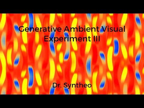 Generative Ambient Visual Experiment III | Modular Synthesis