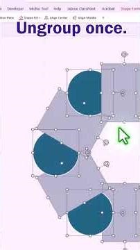 Regular Hexagon in PowerPoint (SmartArt Hack)