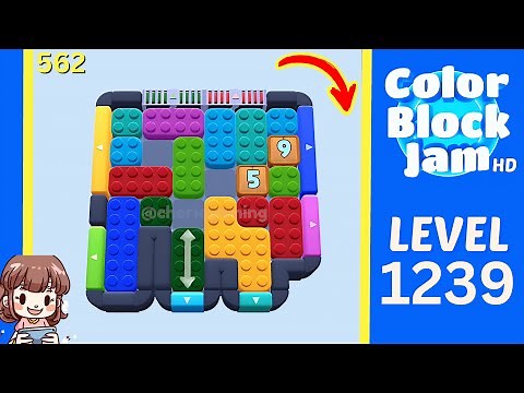 Color Block Jam Level 562 (1239) Solution Walkthrough