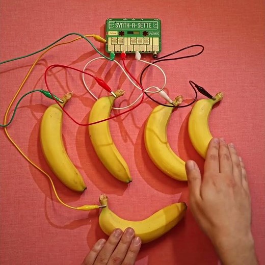 Make A Banana Keyboard with the Synth-a-Sette