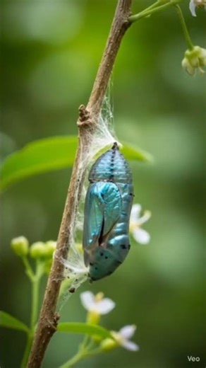 Life Cycle of the Blue Morpho Butterfly #beautyofnature #caterpillars #lifecycleofbutterfly