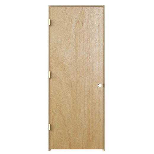 Reviews for JELD-WEN 24 in. x 80 in. Unfinished Right-Hand Flush Hardwood Single Prehung Interior Door | Pg 1 - The Home Depot