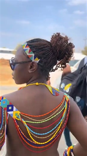 Umemulo Reed #Traditional Village #Zulu #Culture South Africa Tribe Maidens Dance Womhlanga #shorts