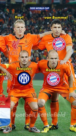Netherlands squad 2010 FIFA World Cup ❤️Clubs🤔#footballshorts #worldcup #sneijder
