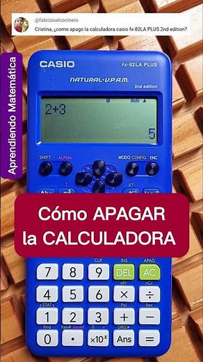 How to TURN OFF the SCIENTIFIC CALCULATOR 🤔