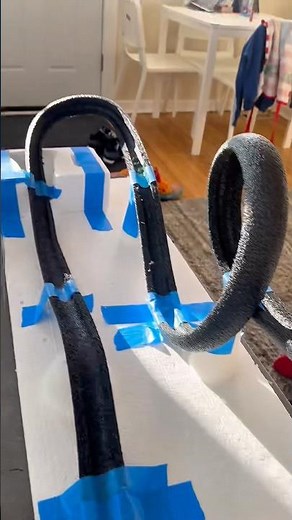 Marble Roller Coaster Science Project #STEAM #science #project #Physics #marble #kids #rollercoaster
